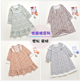 秋冬正品威奇猫wikycat儿童女童家居裙睡衣家居服连衣裙