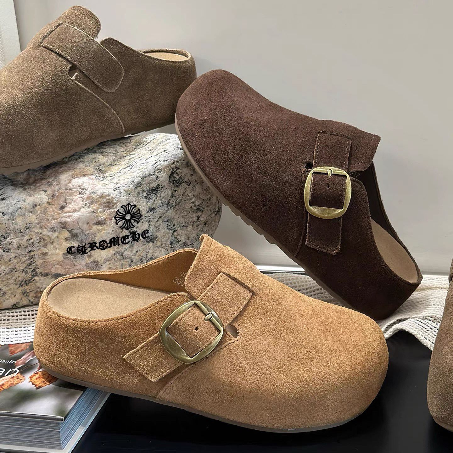 隐形增高4CM！厚底内增高勃肯鞋