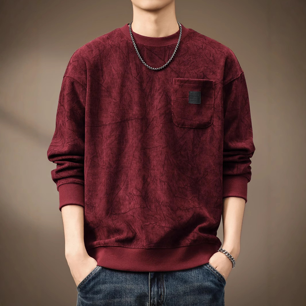 高端重磅德澳绒加绒卫衣男