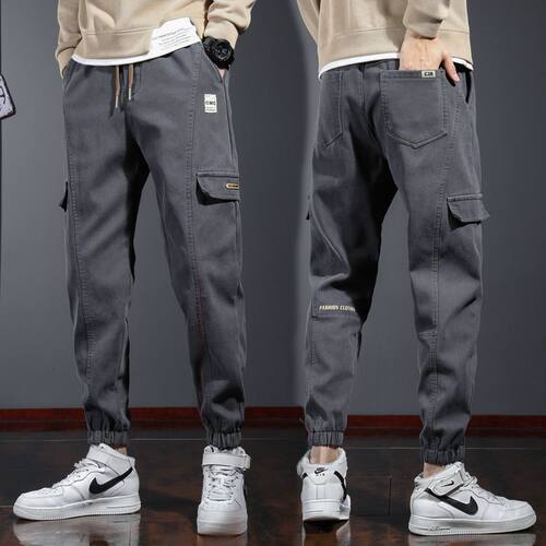 2026秋季新款四季工装微锥哈伦宽松束脚潮流休闲裤男潮很轻PANTS