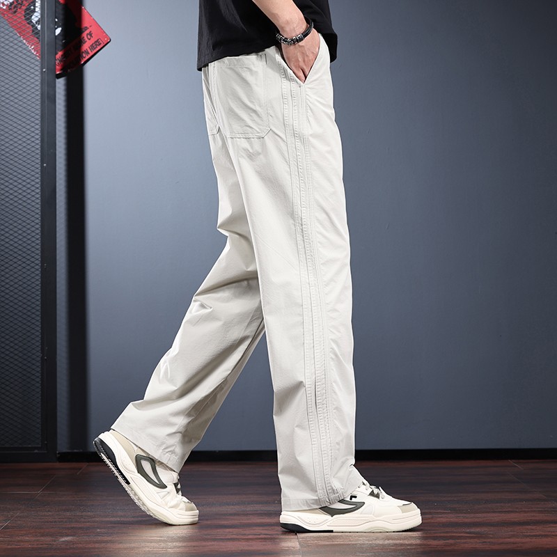 高端冰丝休闲裤男夏季速干