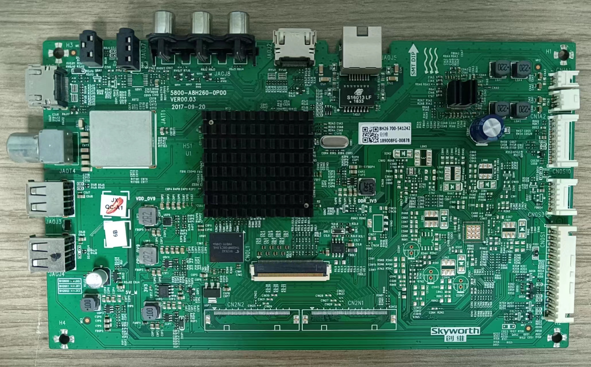 创维原装50M9主板5800-A8H260-0P00配屏RDL500WY(TD0-000)测好发