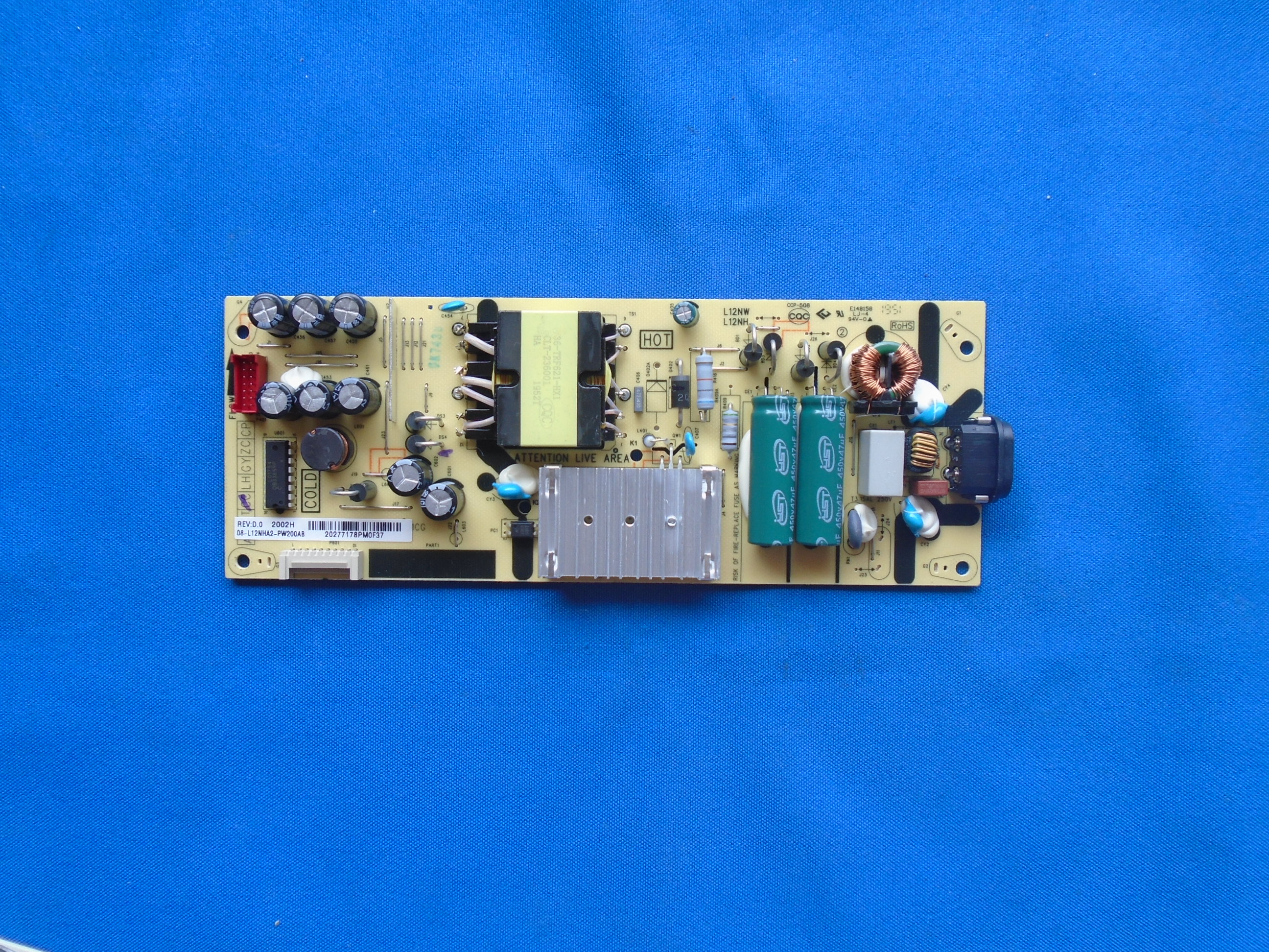 原装~TCL 49D6 50V2 55F6 55L2 电源板40-L12NW4-PWC1CG/PWD1CG