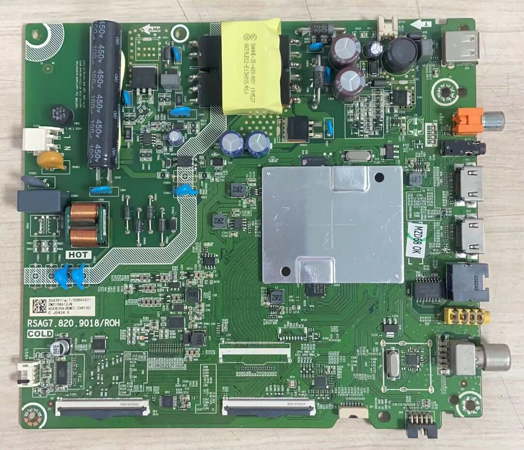 #原装海信HZ43E35A (BOM7)主板RSAG7.820.9018 屏HD425V1F71-T0K1