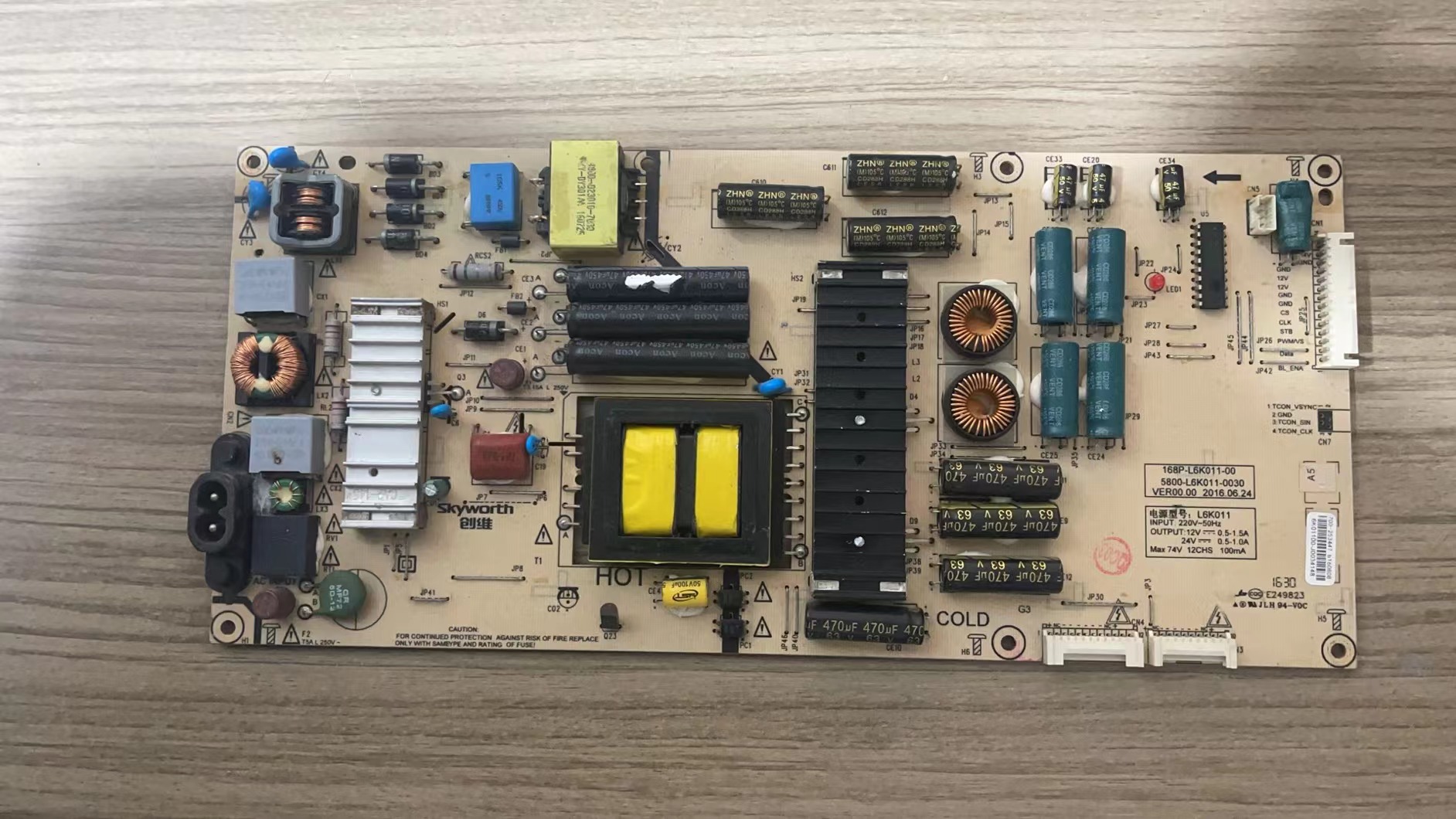 原装创维55G7 55G8电源板168P-L6K011-00 5800-L6K011-0030实拍