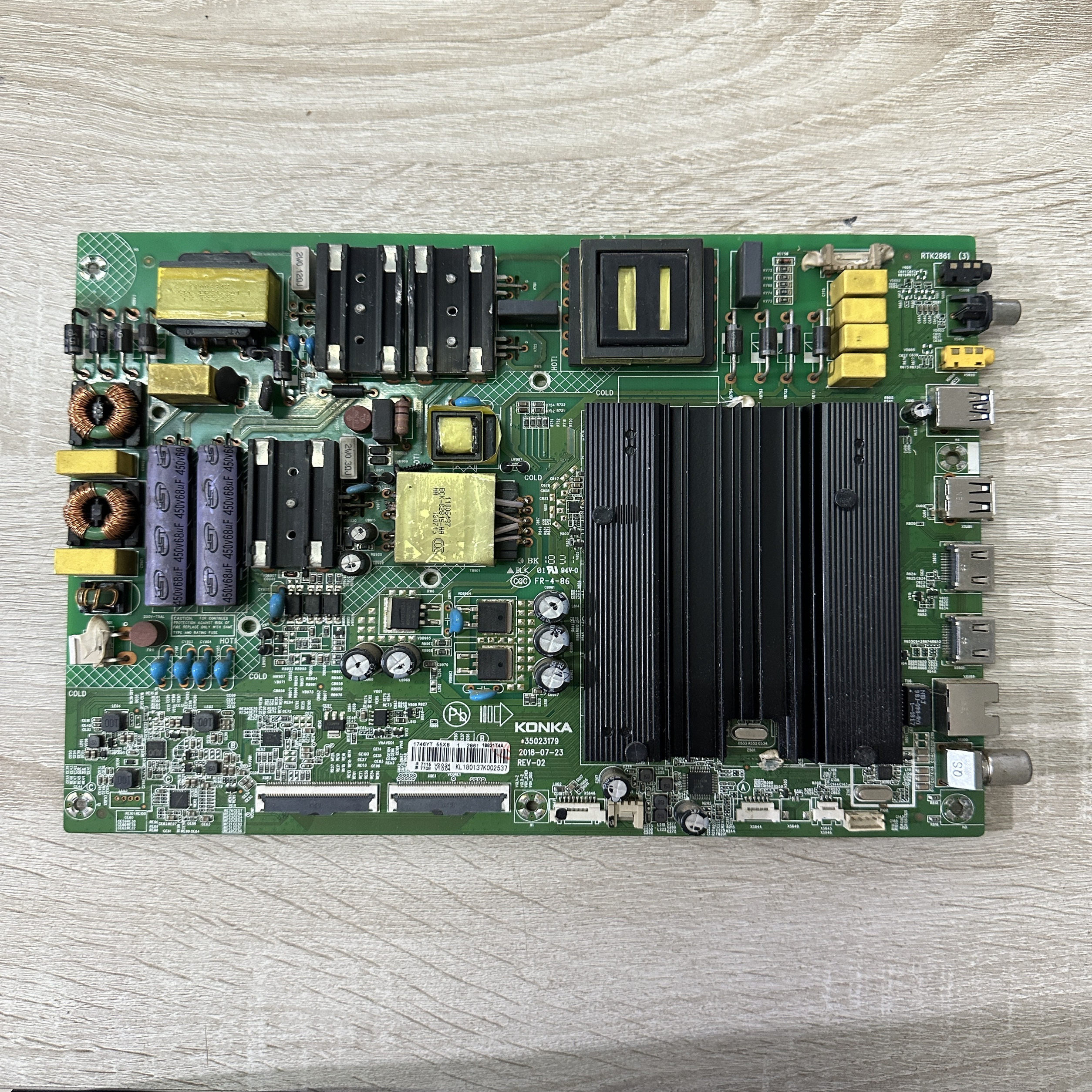 原装康佳 LED55X8主板35023179配屏1746YT 72001746YT 实拍现货