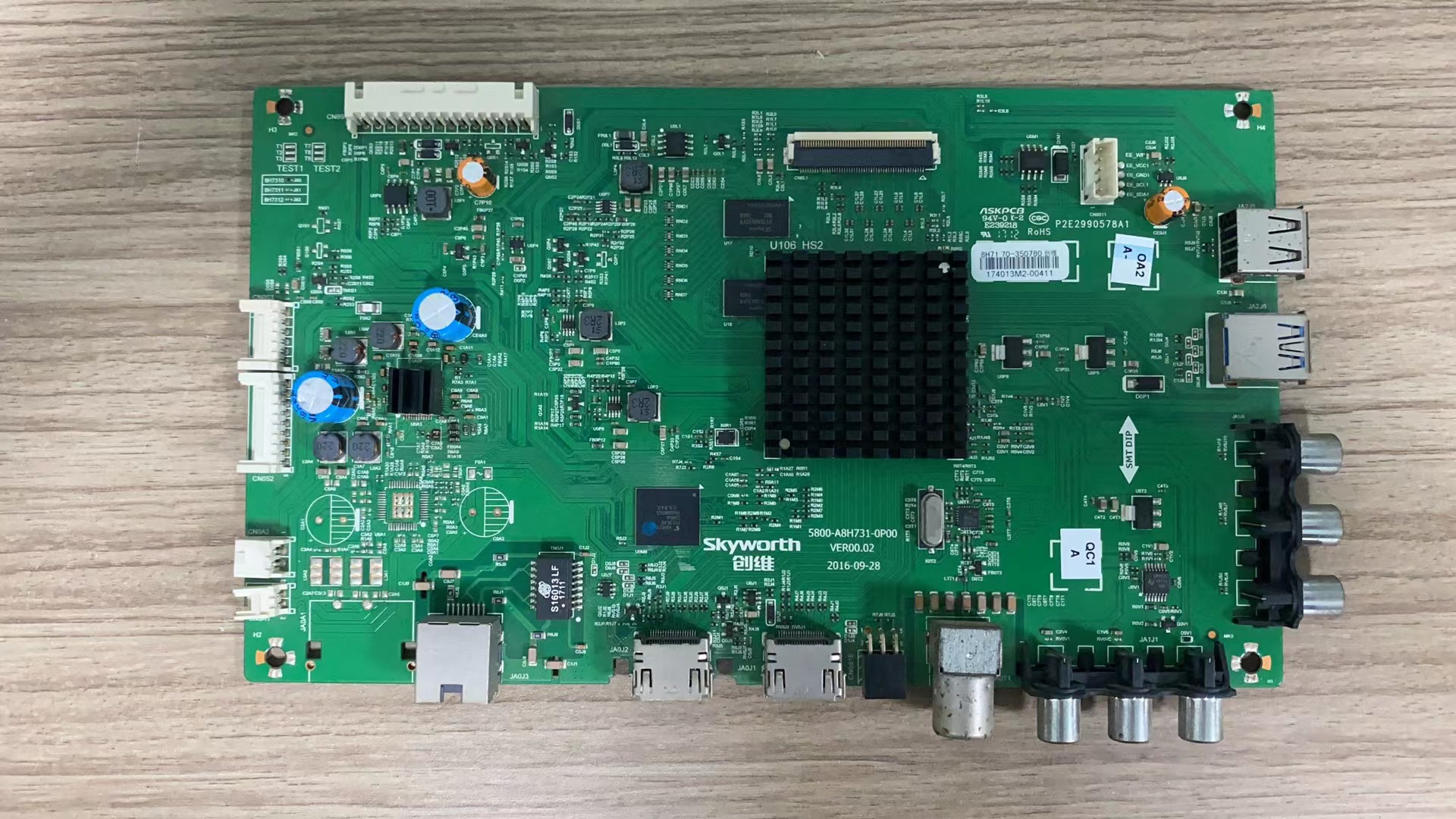 原厂创维43/49/55/58E6000 KX55/49  55E5主板5800-A8H731-0P00