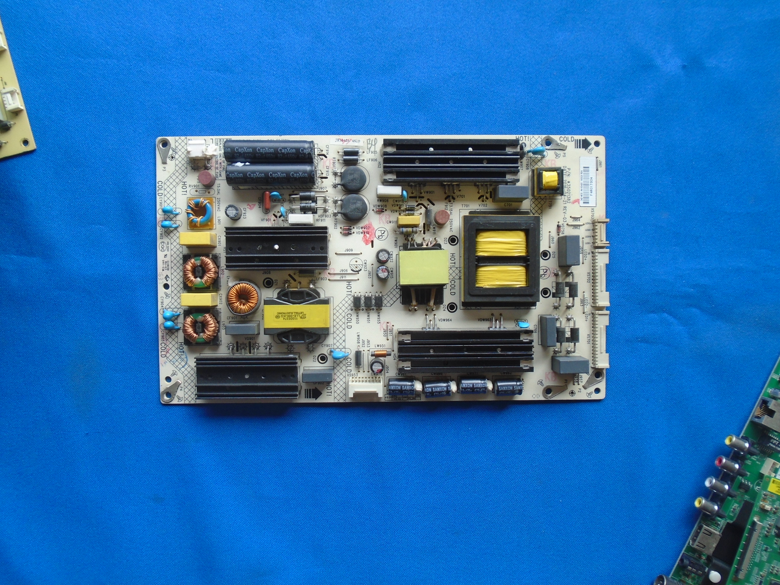 正品D原装康佳QLED55X60U电源板号35021382 34014839