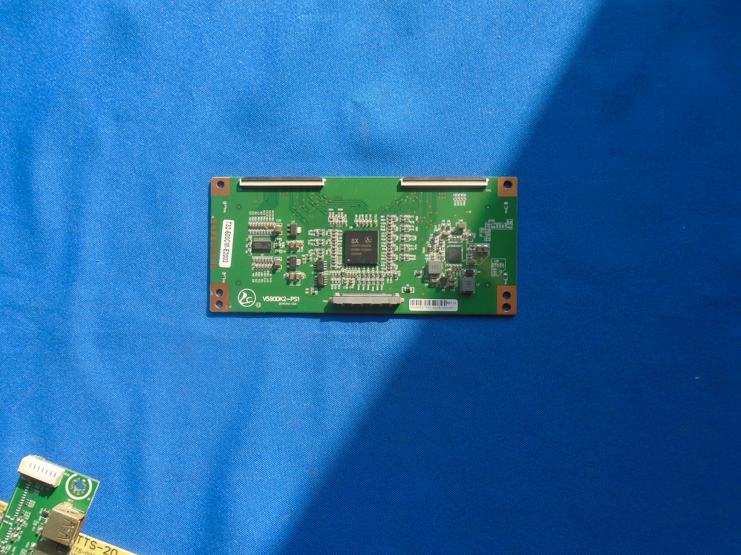 实拍#原装海尔LE50B3500W逻辑板V580DK2-PS1屏V500DK2-QS1  试好