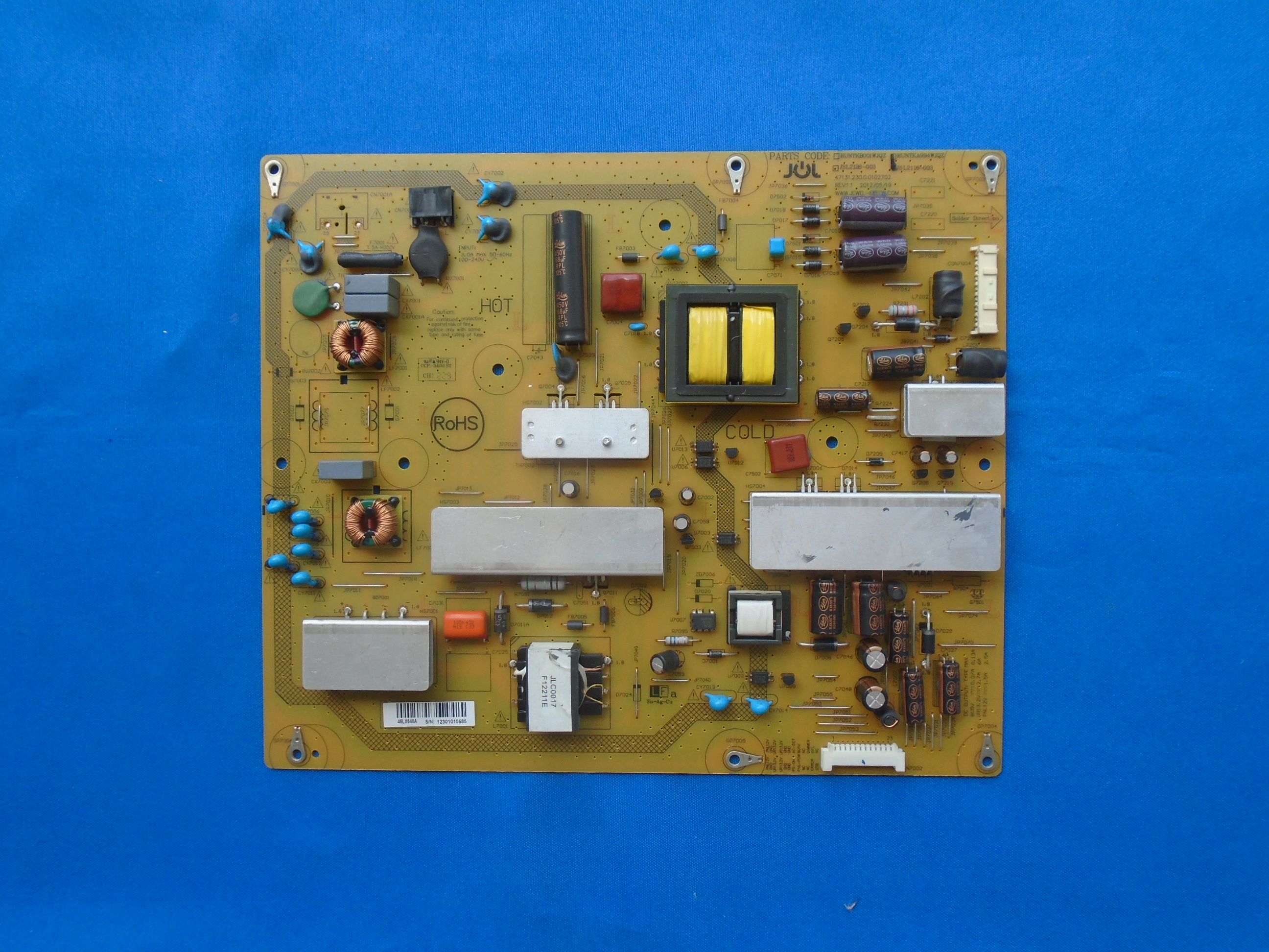 原装夏普LCD-46LX640A 46LX750A电源板RUNTKA994WJQZ JSL2116-003