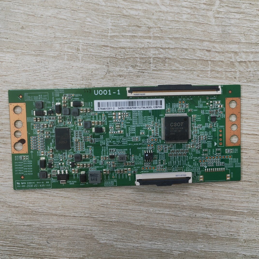 @原装TCL 85Q6 85E7F逻辑板U001-1 UOO1-1 白条码ST8461D01-2测好