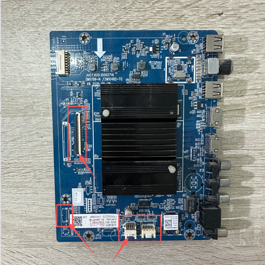 原装长虹65D6H 主板JUC7.820.10002718 配屏C650U20-E1-B现货实拍