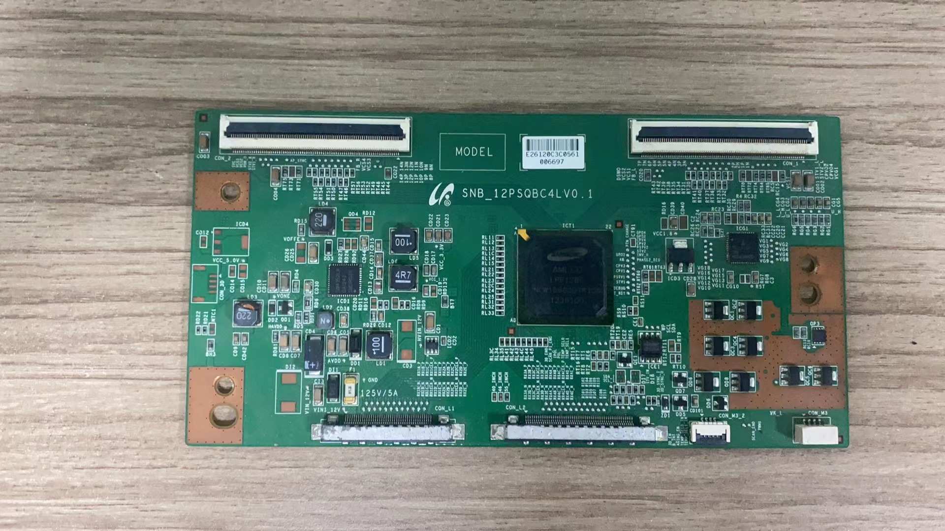 原装拆机三星 TS55L 逻辑板 SNB-12PSQBC4LV0.1 配 SM550SWD101