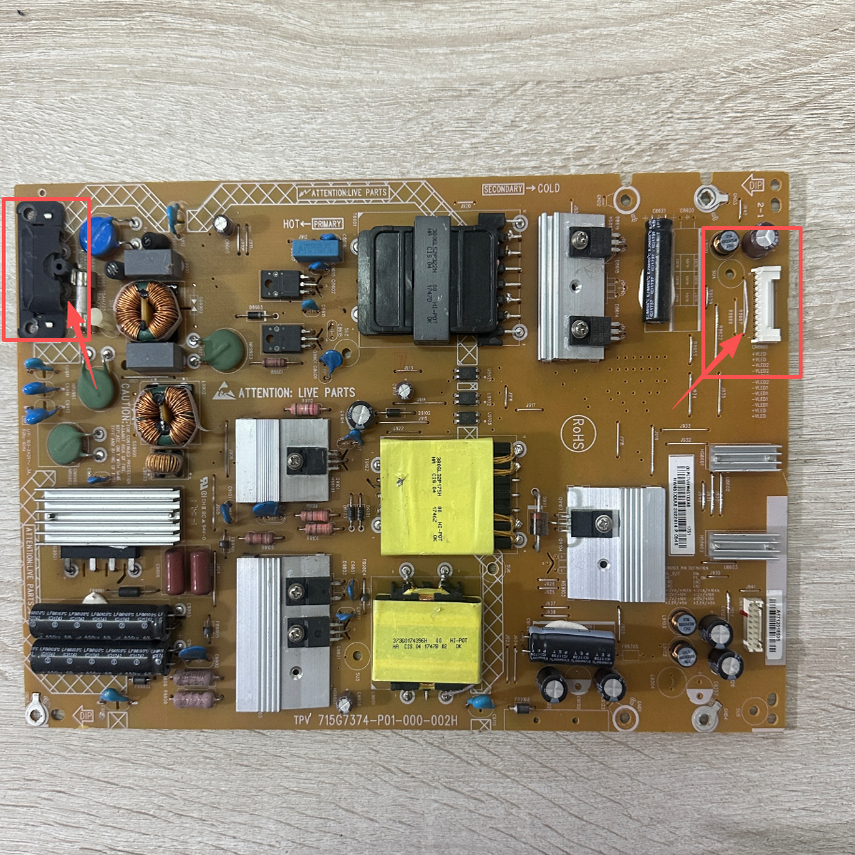 A飞利浦55PUF6650/T3 55PUF6271/T3电源板 715G7374-P01-000-002H
