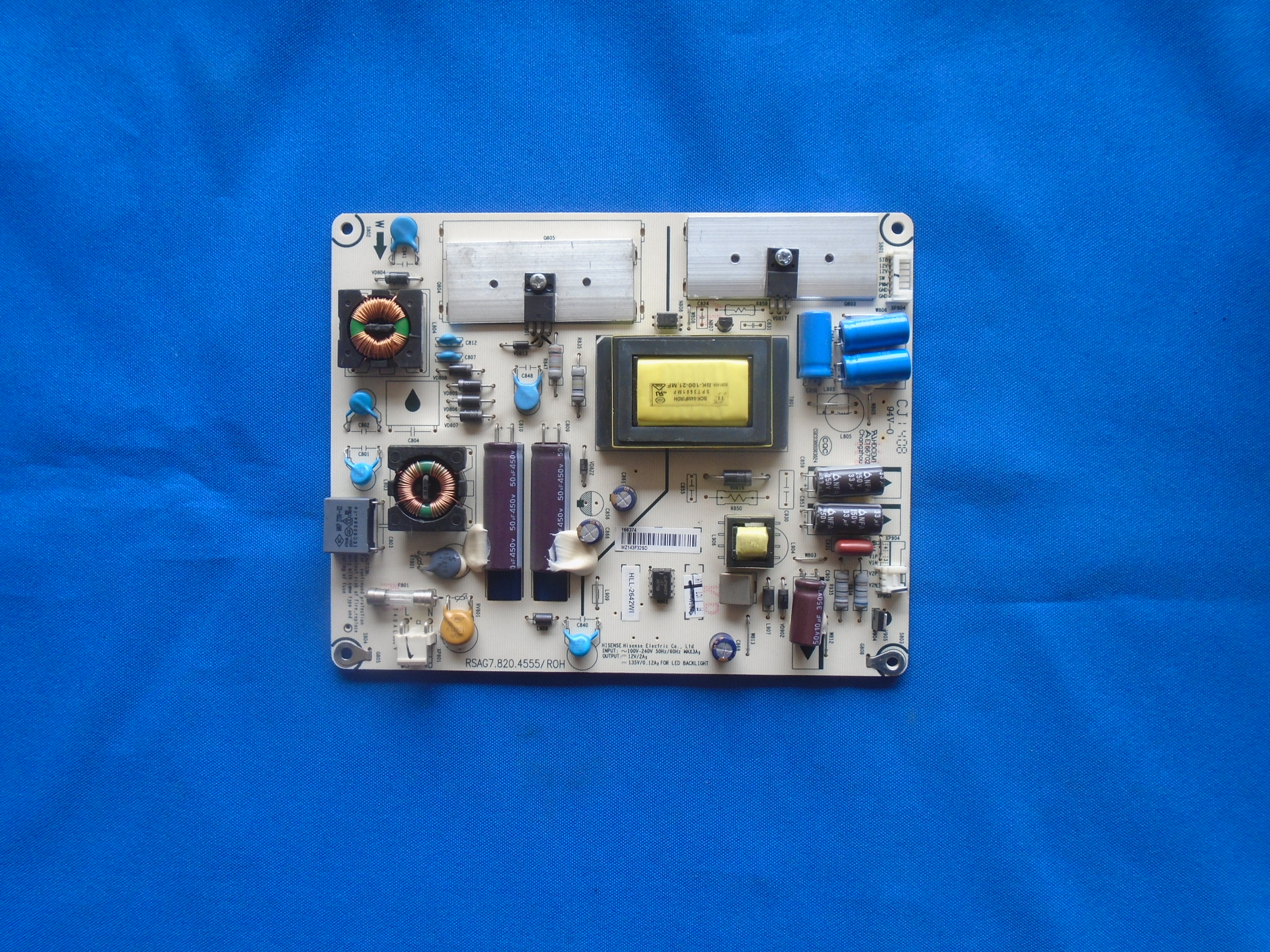 @原装海信LED39L188电源板RSAG7.820.4555/ROH HLL-2642WI 7针2针