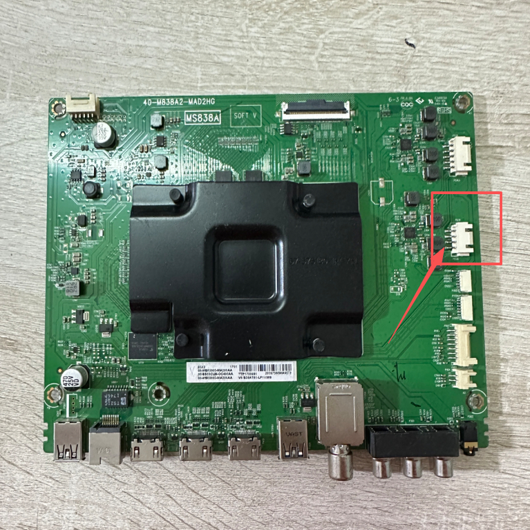 实拍原装 TCL 55C2  65X2 主板40-M838A2-MAD2HG 配屏选