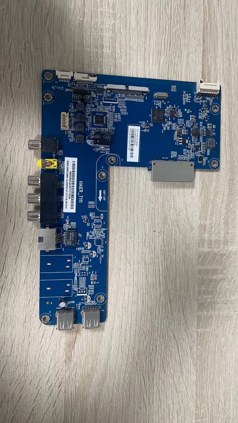 实拍A原装海尔65QM62 主板 0091802170A 配屏LSC650FN05-3