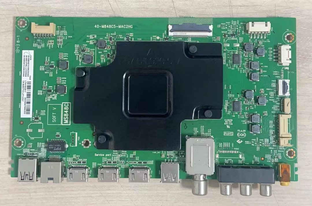 #原装拆机TCL 55C6 主板40-M848C5-MAC2HG屏LVU550NEBL SJ9W07.V1