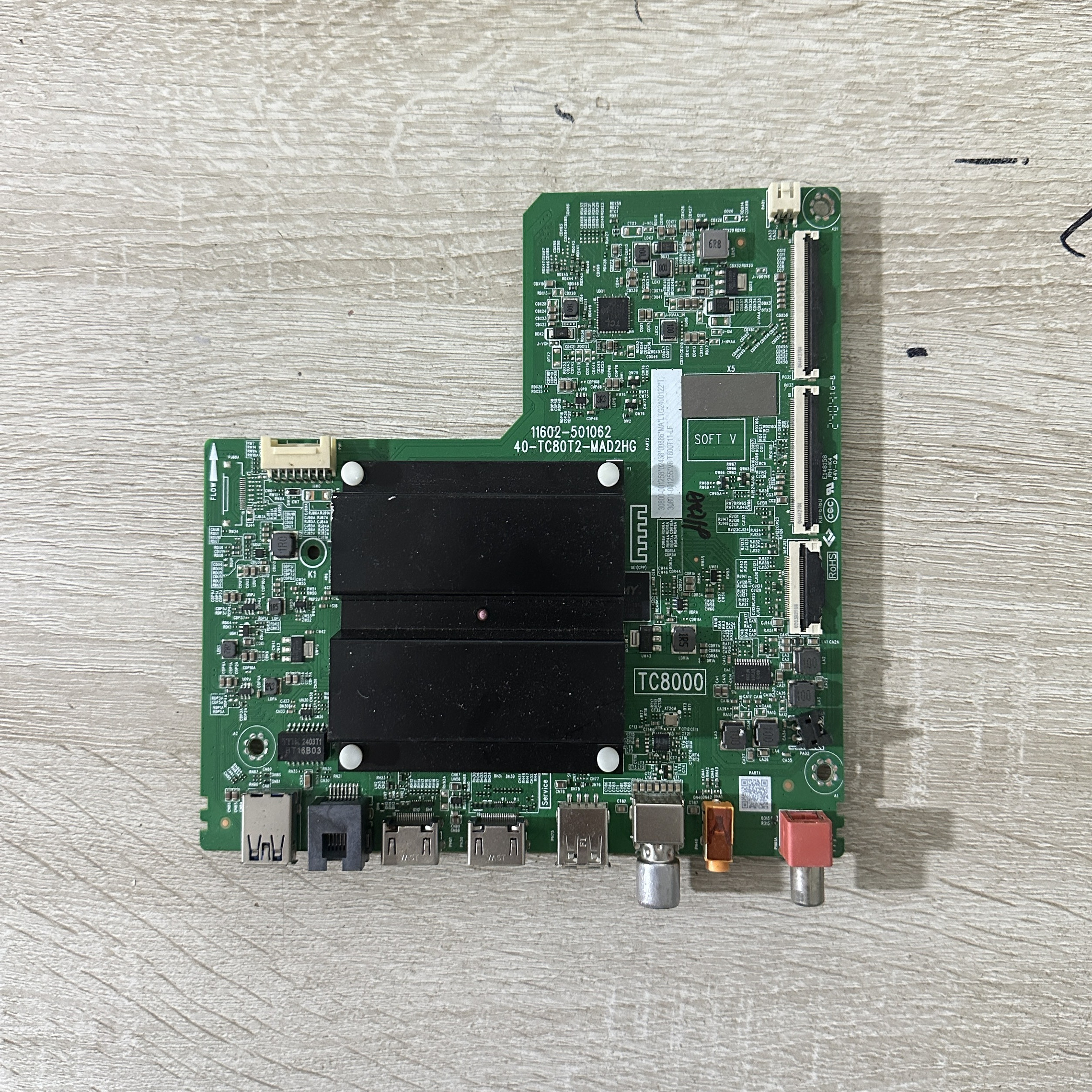 原装TCL 55/65V8H Pro 75V8EL  主板40-TC80T2-MAD2HG 屏