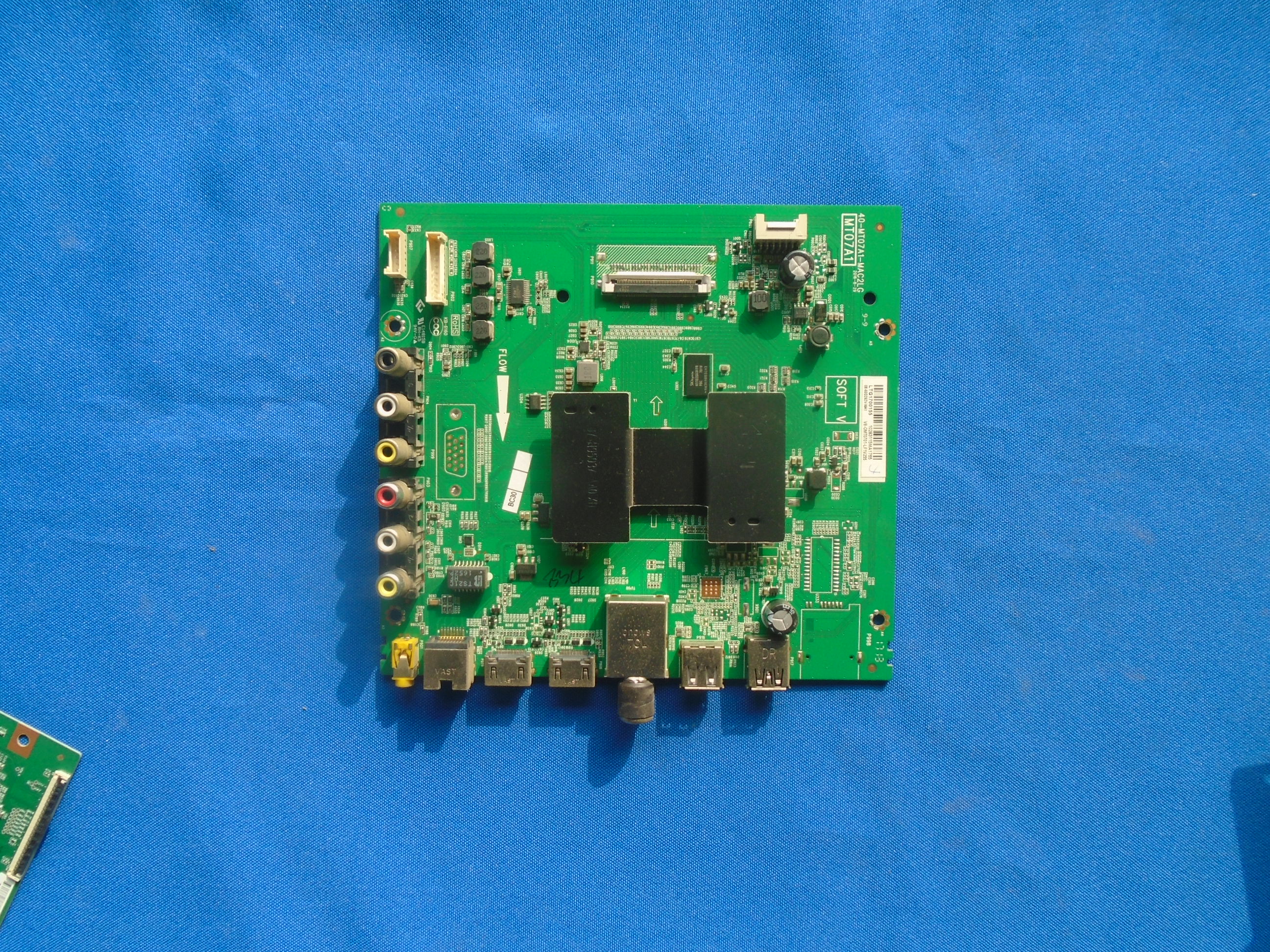 实拍原装TCL L49P1A-F/49A810主板40-MT07A1-MAC2LG 屏LVF490CS0T