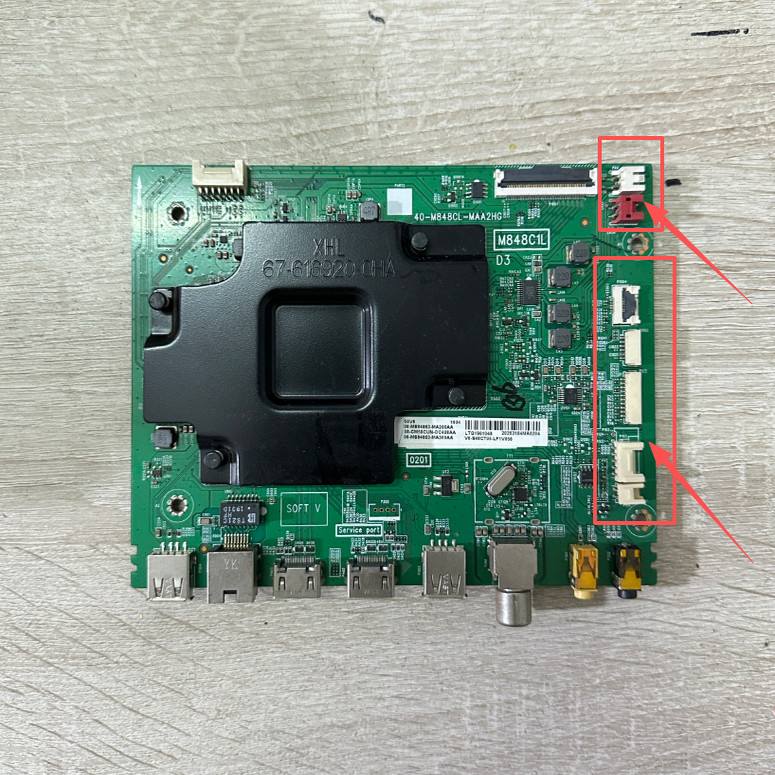 原厂正品TCL 50V6 65V6 主板40-M848CL-MAA2HG 配屏选