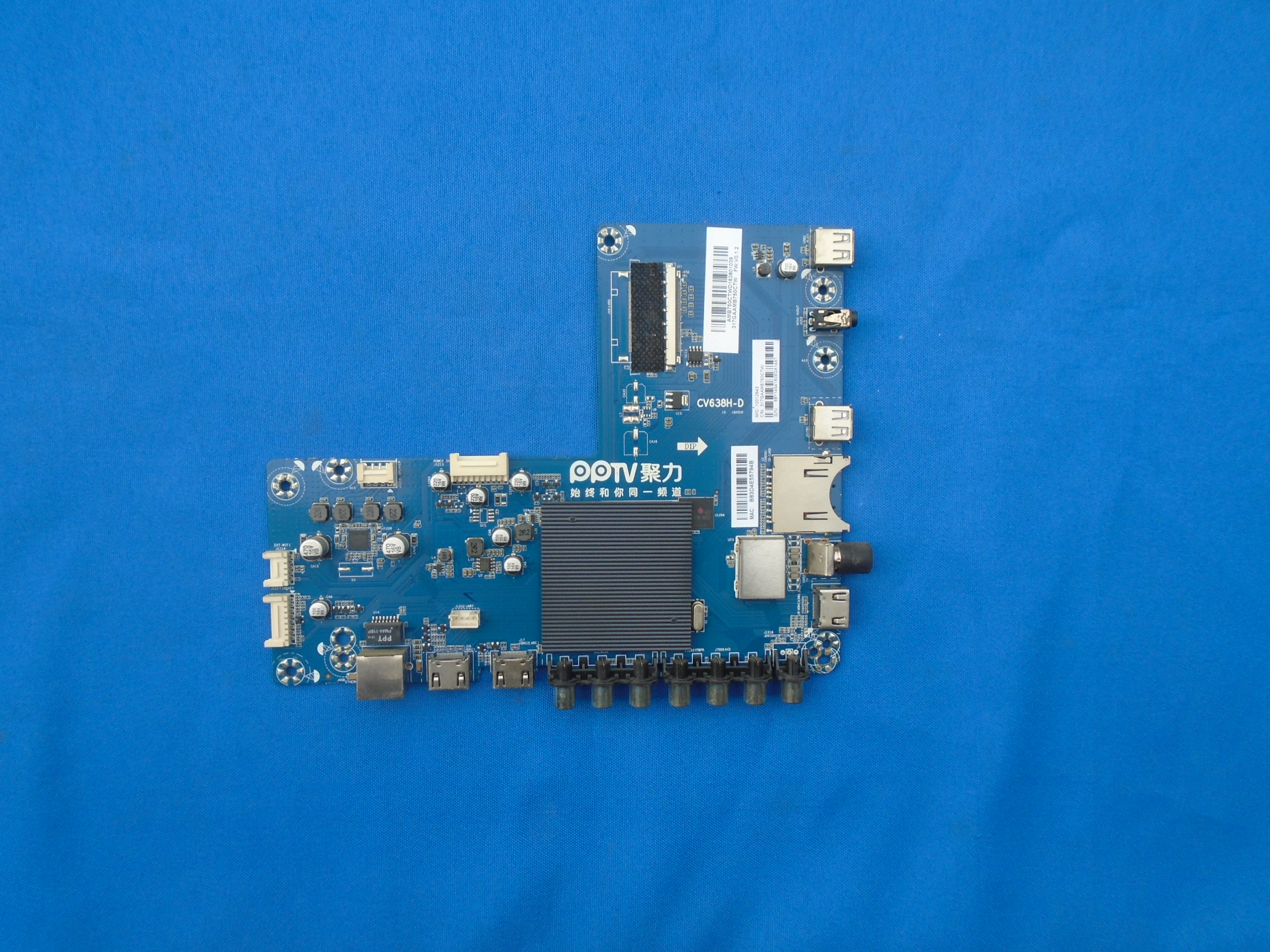 AA原装PPTV PPTV-55P1S 主板 CV638H-D 屏 TPT550U1-QVN05.U 现货