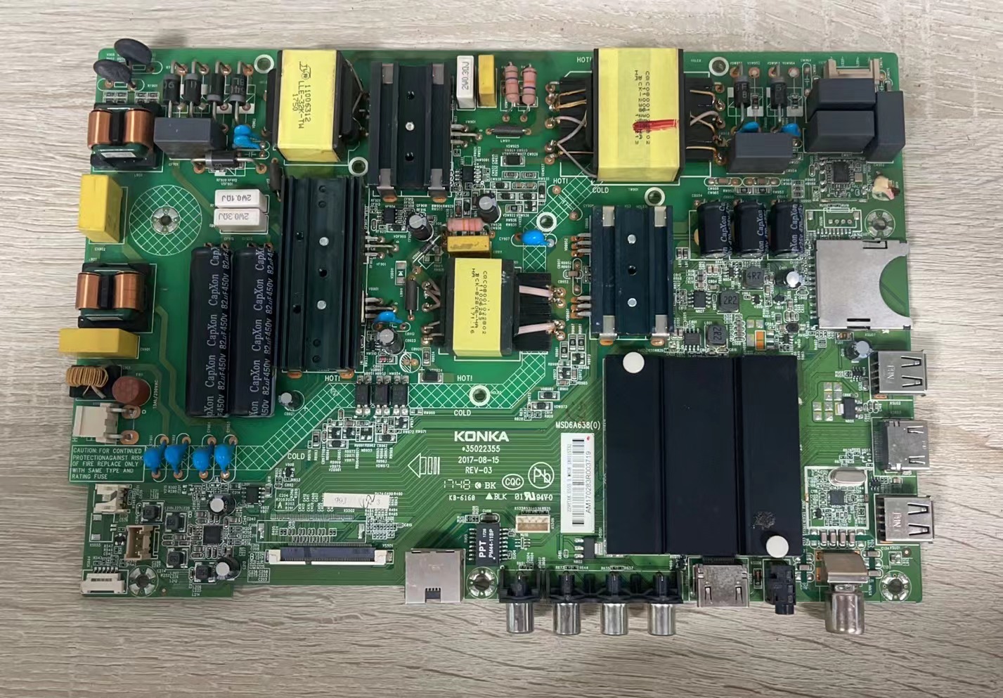 试好康佳S55U LED55K52 U55W主板35022355配屏LC546PU2L01 0229YT