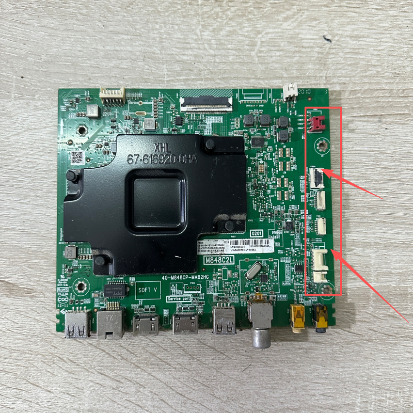 原装TCL 75D8 主板40-M848CP-MAB2HG 屏LVU750NDJL 实拍测好