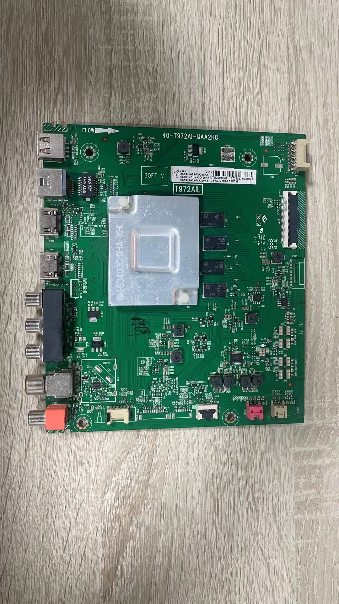 A原装TCL 75V2 L8 主板40-T972AI-MAA2HG 配屏LVU750NDEL 75寸用