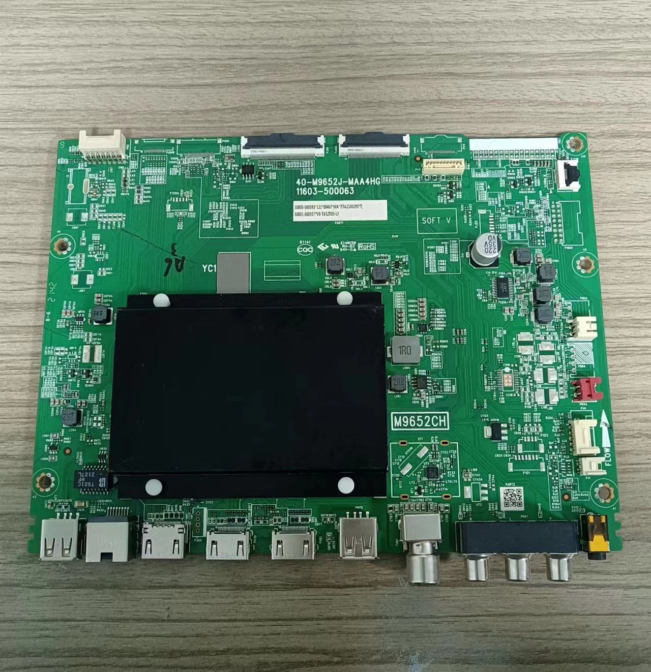 原装@雷鸟55S515D主板40-M9652J-MAA4HG屏LVU550NDLL CD9W01测好`