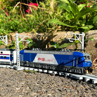 电动和谐火车套带轨道套装合金东风火车模型车头车厢仿真电力车头