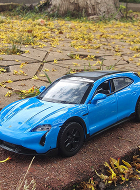 1/36保时捷Taycan合金汽车模型回力声光玩具跑车宾利Bacalar敞篷