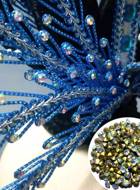 古装影视戏曲头饰越剧潮剧京剧粤剧正凤头饰进口水钻古装头饰水钻