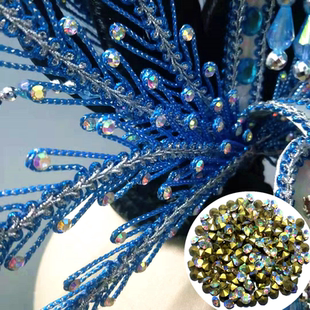 古装影视戏曲头饰越剧潮剧京剧粤剧正凤头饰进口水钻古装头饰水钻