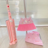扫把簸箕套装 可爱笤帚家用少女心创意扫帚清洁工具扫把拖把三件套