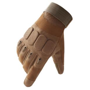 户外战术手套春秋全指男女款手套骑行运动攀岩训练耐磨防滑耐用AB