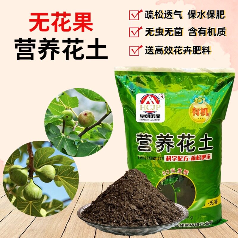 无花果树苗专用营养花土家用室内盆景栽种植物翻换疏松透气种植土