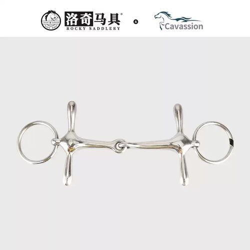 专业户外运动马匹控马两节型衔铁