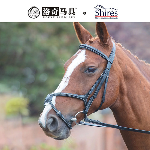 英国Shires 8字形水勒缰（Avignon）洛奇马具8218087