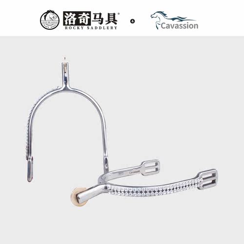 Cavassion圆轮马刺(水晶） 洛奇马具8110071