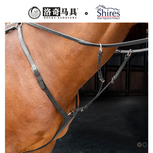 shires-维洛西蒂派瑞达胸带低头革 训练马匹 比赛马术马具8214038