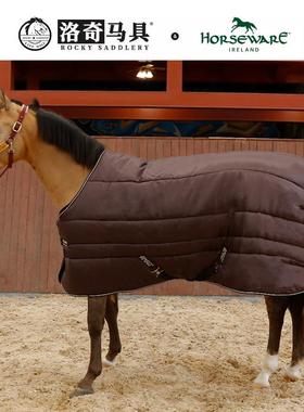 绸面夹棉棕色马衣550g过冬季马术马具马房HW18047