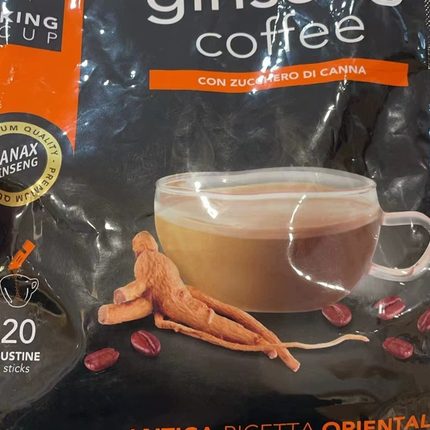 现货意大利正品代购GOLD CHOICE金宝人参速溶咖啡20g*20包ginseng