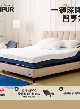 TEMPUR泰普尔智选Q智能床多功能可调节震动按摩鼾声干预电动床