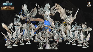 星界法庭 狮鹫天使骑士团 龙与地下城dnd跑团桌游战棋模型 大反派