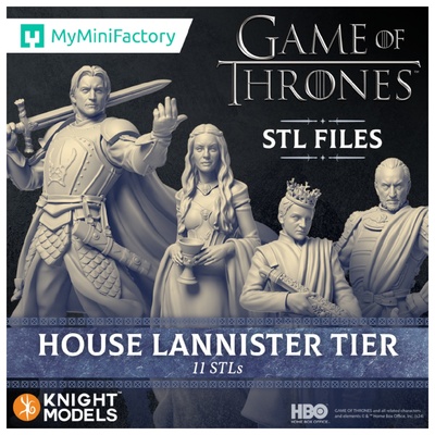 【兰尼斯特】弑君者 乔大帝 瑟后权力游戏第三方桌游跑团棋子模型