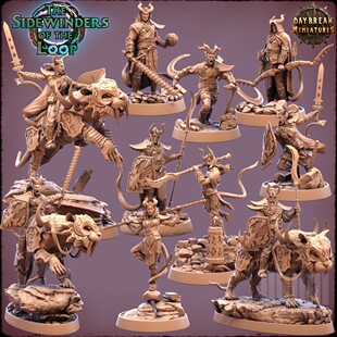 【恶魔后裔】提夫林 骑手 战士 游侠 骑士 DND跑团桌游棋子模型