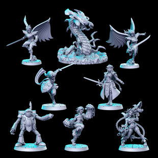 【游戏】塞尔达 时空之轮 龙骑士传说 联盟 DND跑团桌游棋子模型