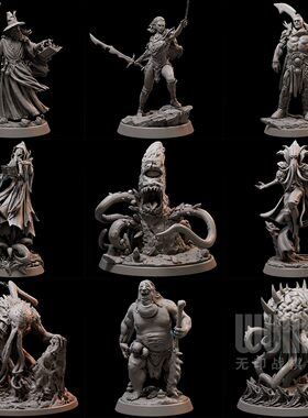 【噬脑怪物】恶魔 夺心魔 人类 眼魔 歌利亚 DND桌游跑团战棋模型