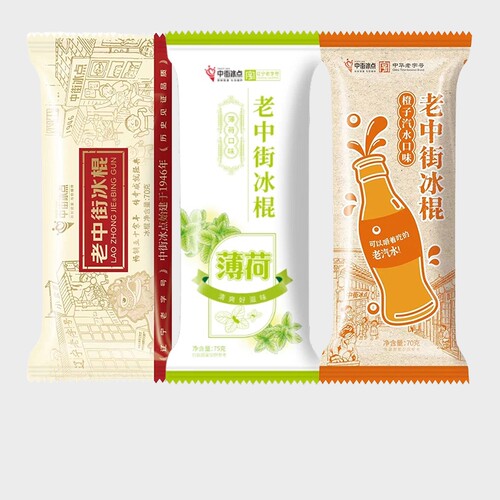 老中街冰棍橙子汽水薄荷口味整箱